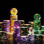 King's Casino Pre-built Poker Chip Set