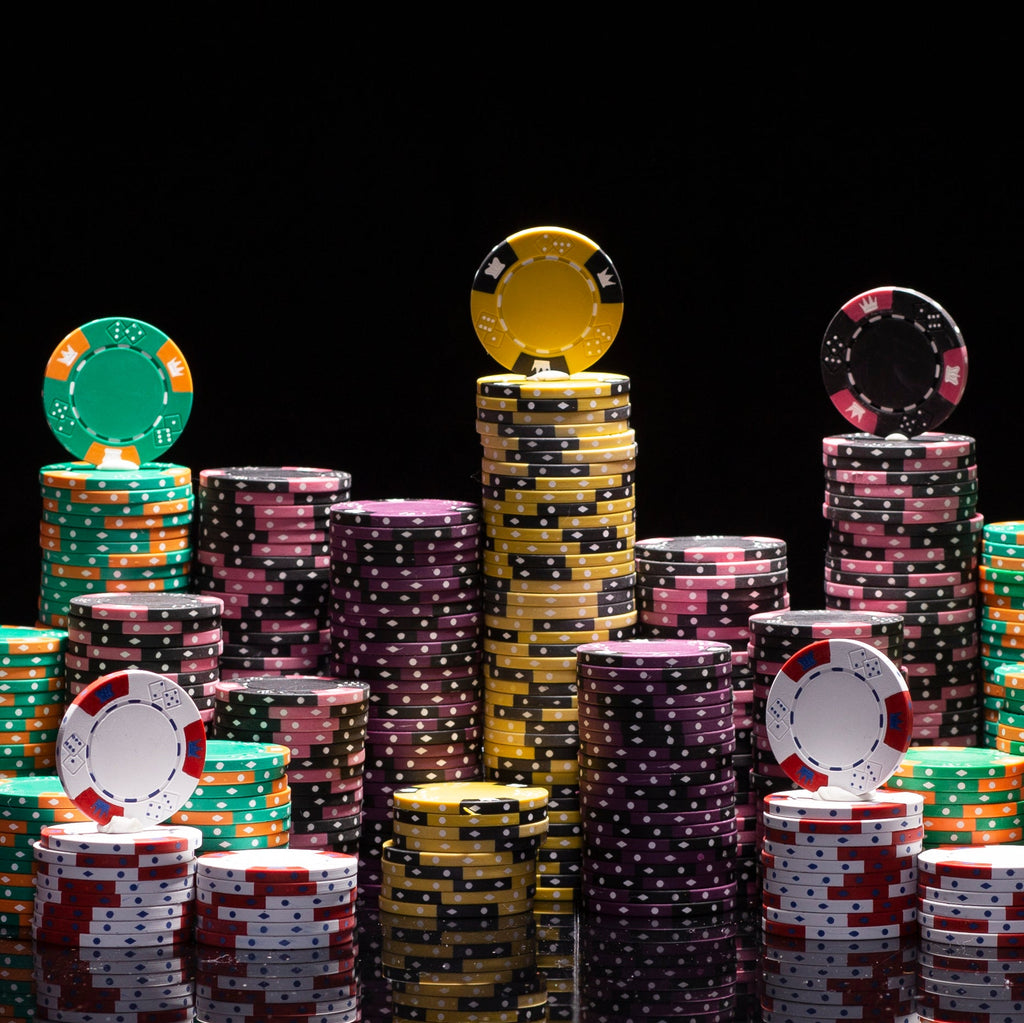 Crown & Dice Pre-built Poker Chip Set