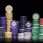 Scroll Pre-built Poker Chip Set