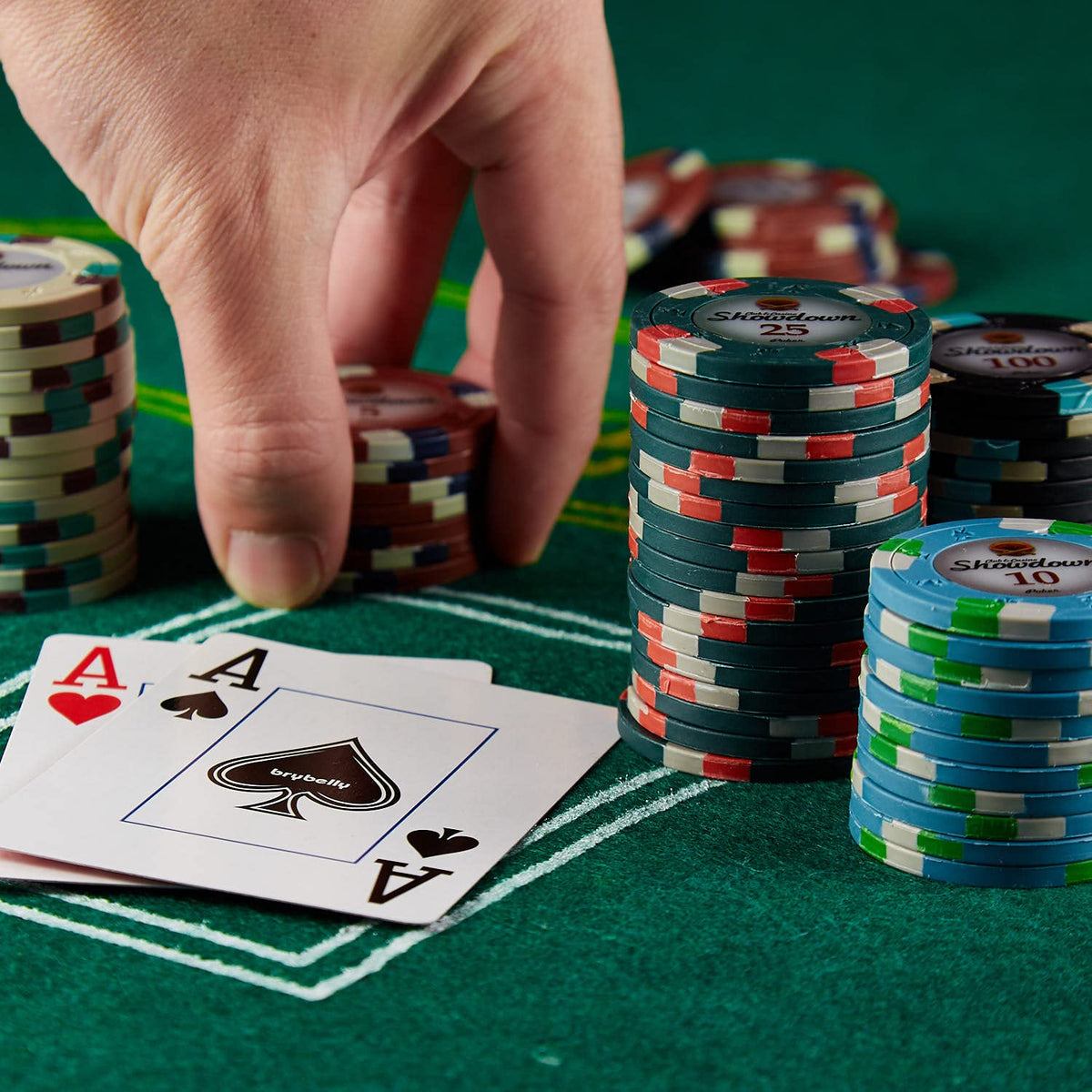 Showdown Pre-built Poker Chip Set