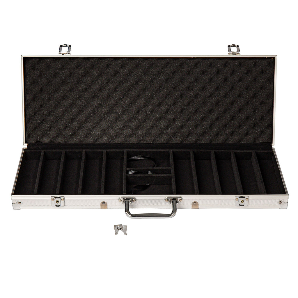 500-count Aluminum Poker Chip Case