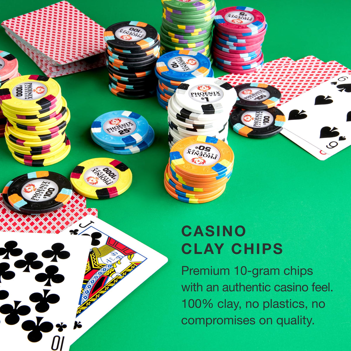 Phoenix Pre-built Poker Chip Set
