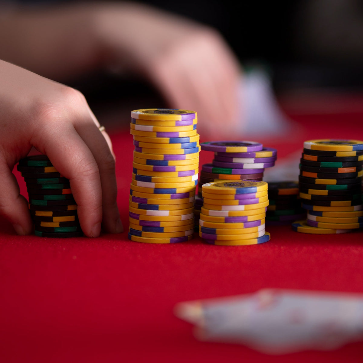King's Casino Pre-built Poker Chip Set