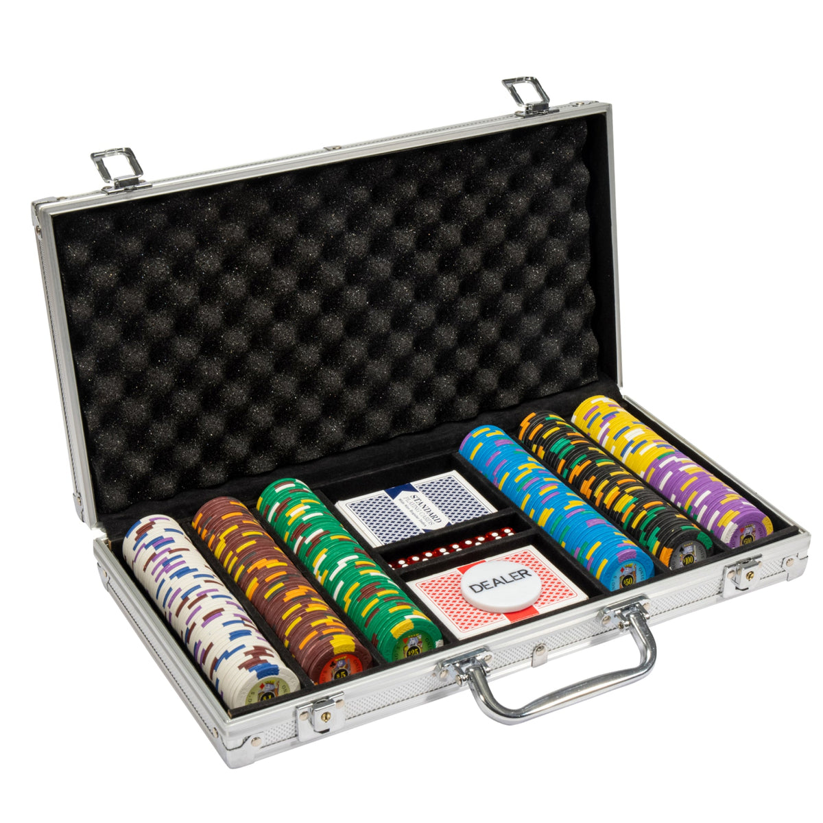 King's Casino Pre-built Poker Chip Set