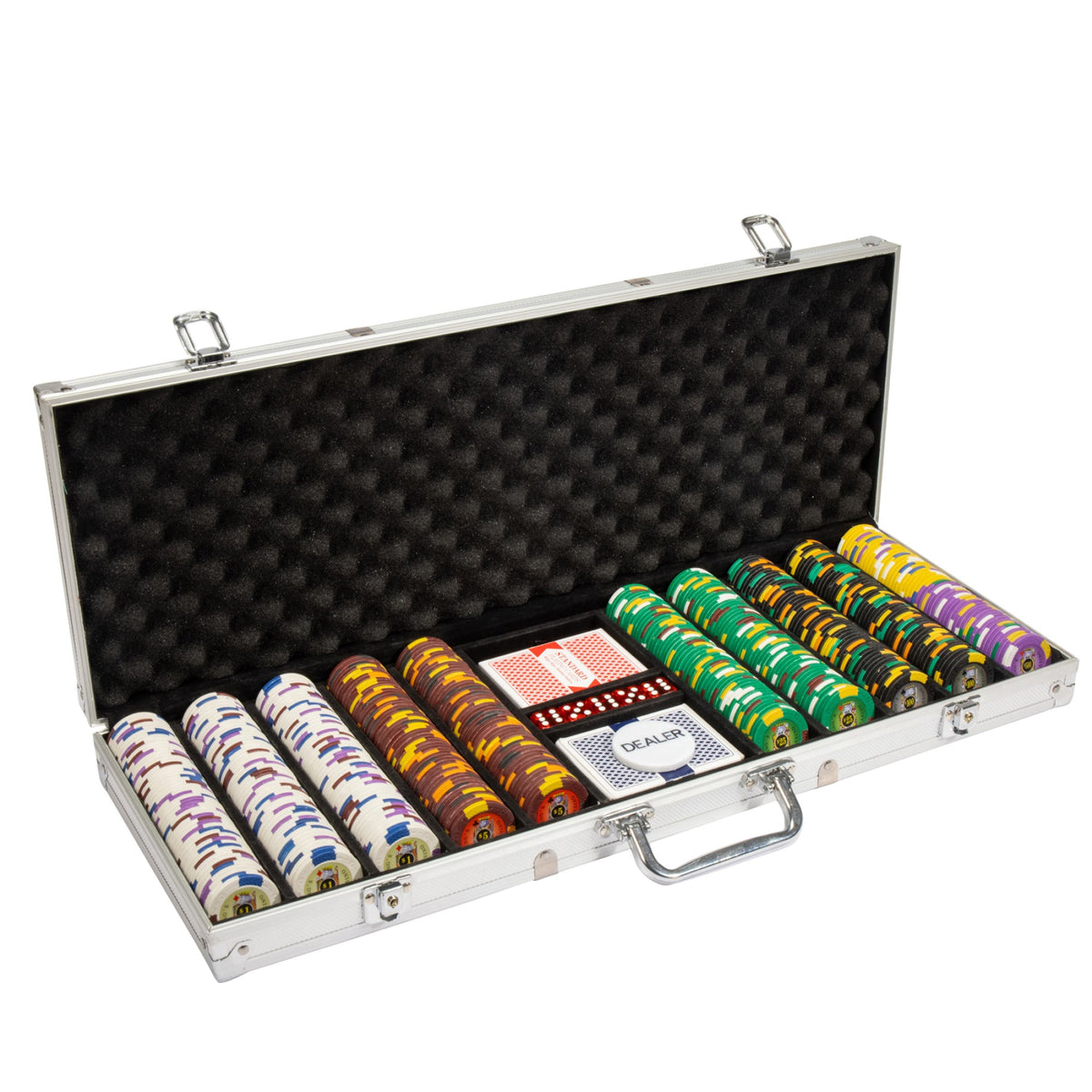 King's Casino Pre-built Poker Chip Set