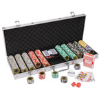 Black Diamond Pre-built Poker Chip Set