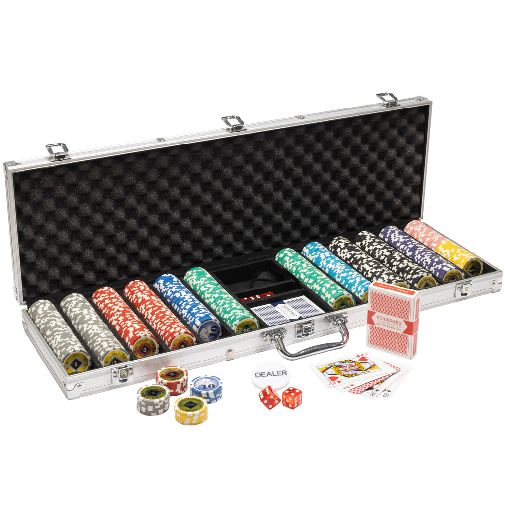 Black Diamond Pre-built Poker Chip Set