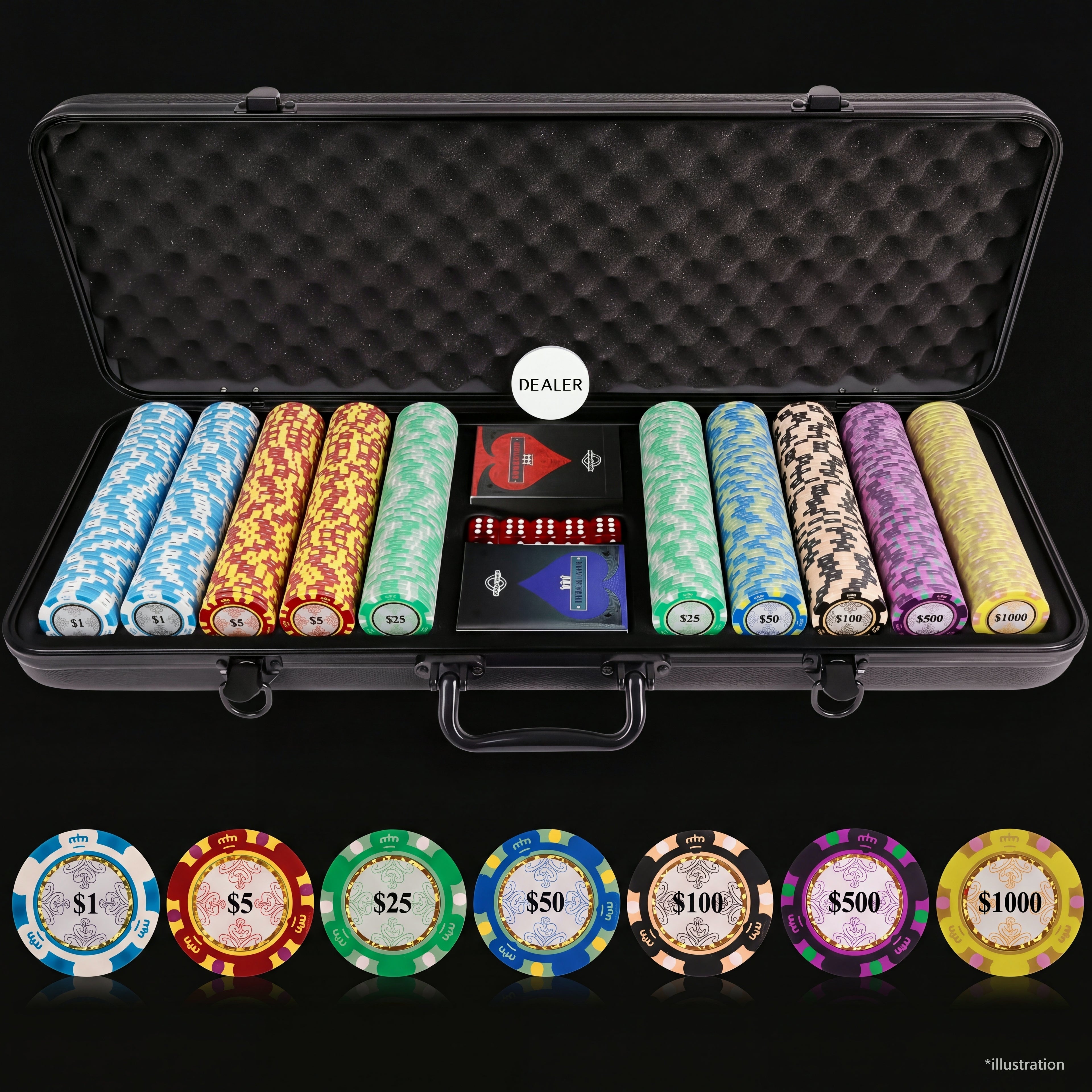 PokerVault dark-mode illustration