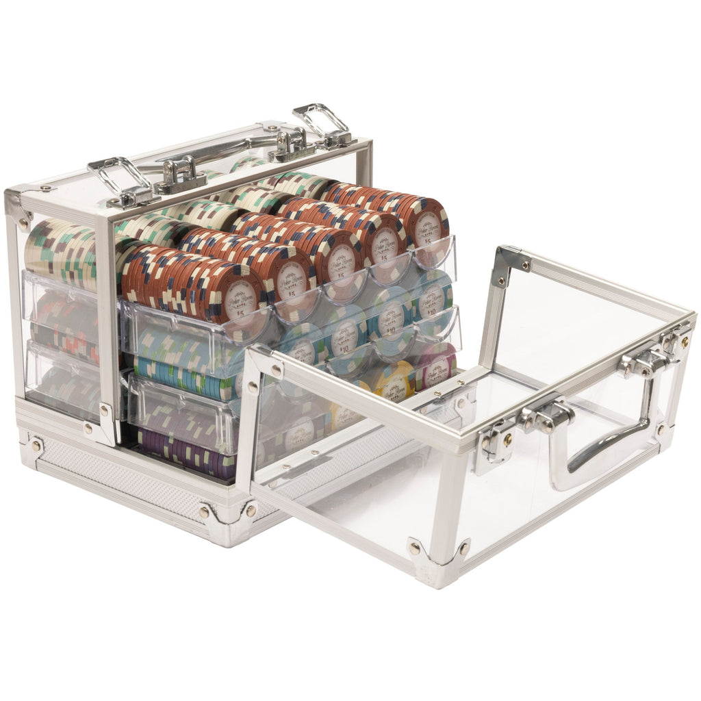 Monaco Club Pre-built Poker Chip Set