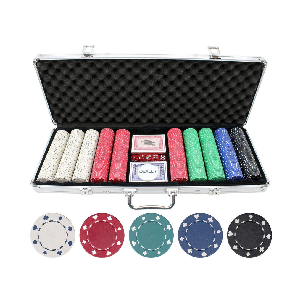 500pc Suited Poker Chip Set