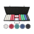 500pc Suited Poker Chip Set