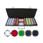 14g 500pc Z Striped Clay Poker Chips
