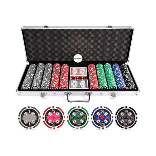 Casino Ace Poker Chips Set