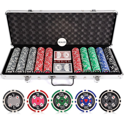 Casino Ace Poker Chips Set