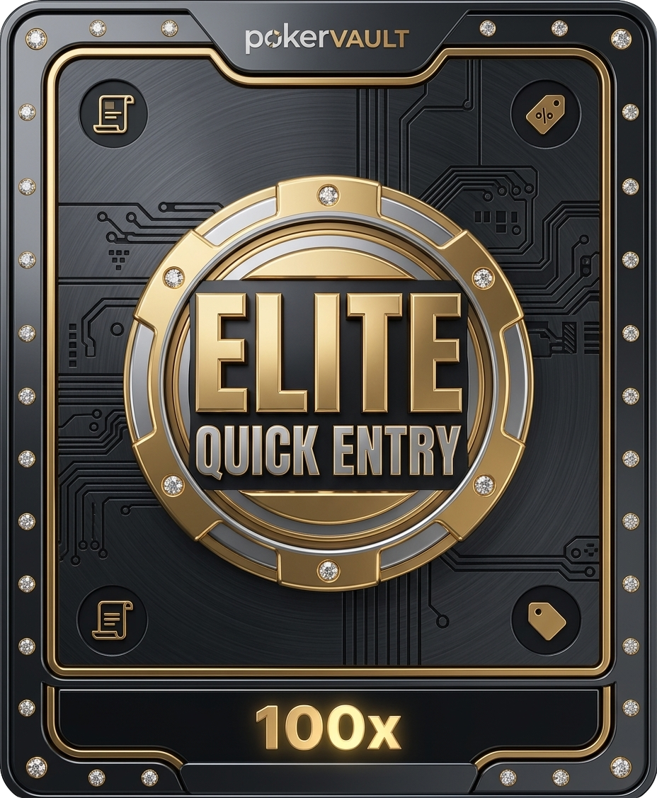 PokerVault® Quick Entry - Elite