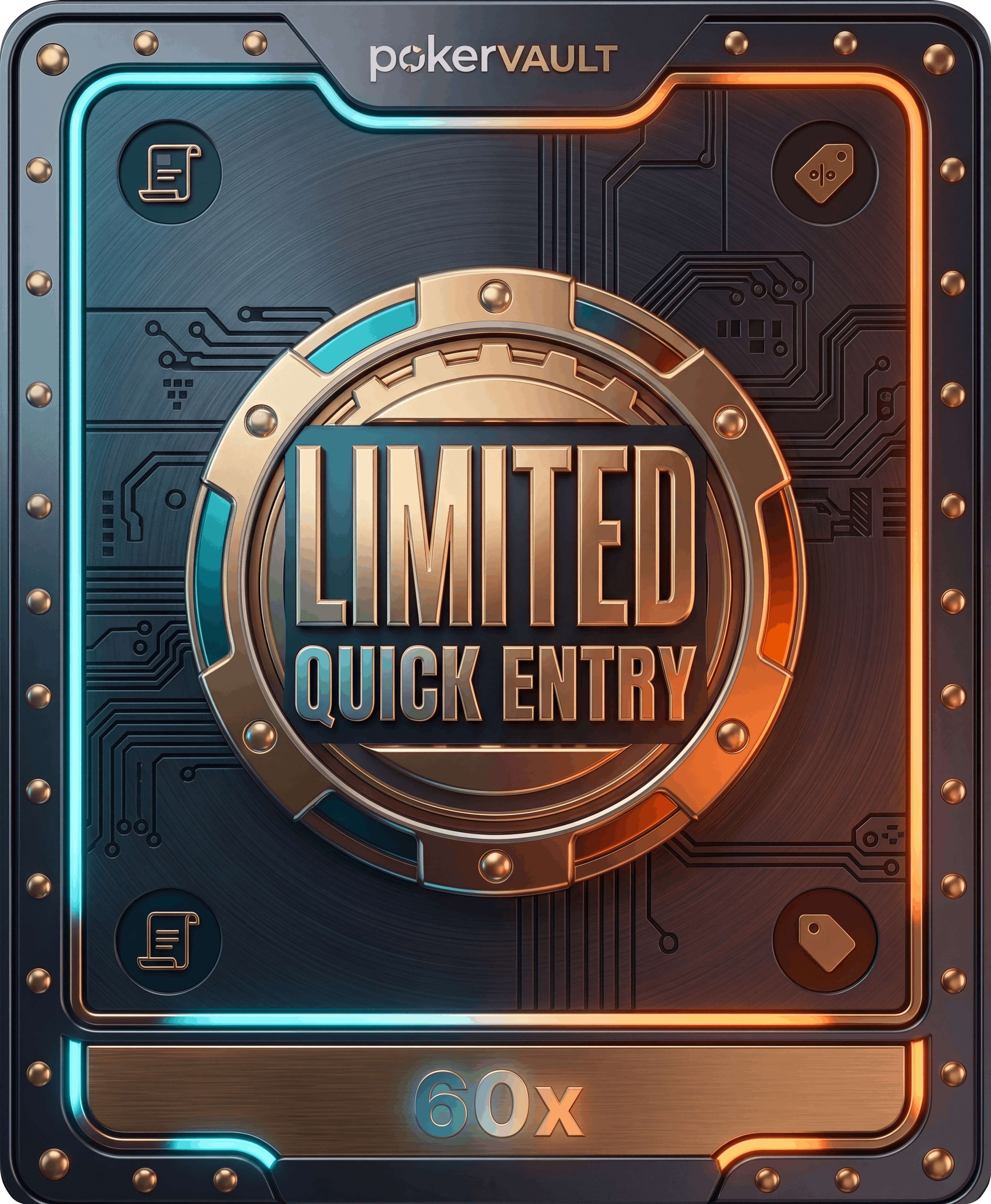 PokerVault® Quick Entry - Limited