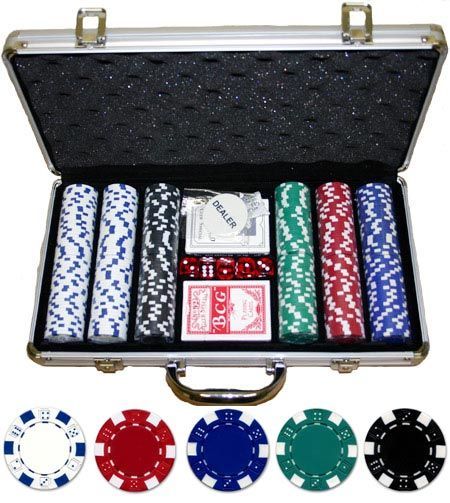300 piece 11.5 gram Dice Poker Set - main view