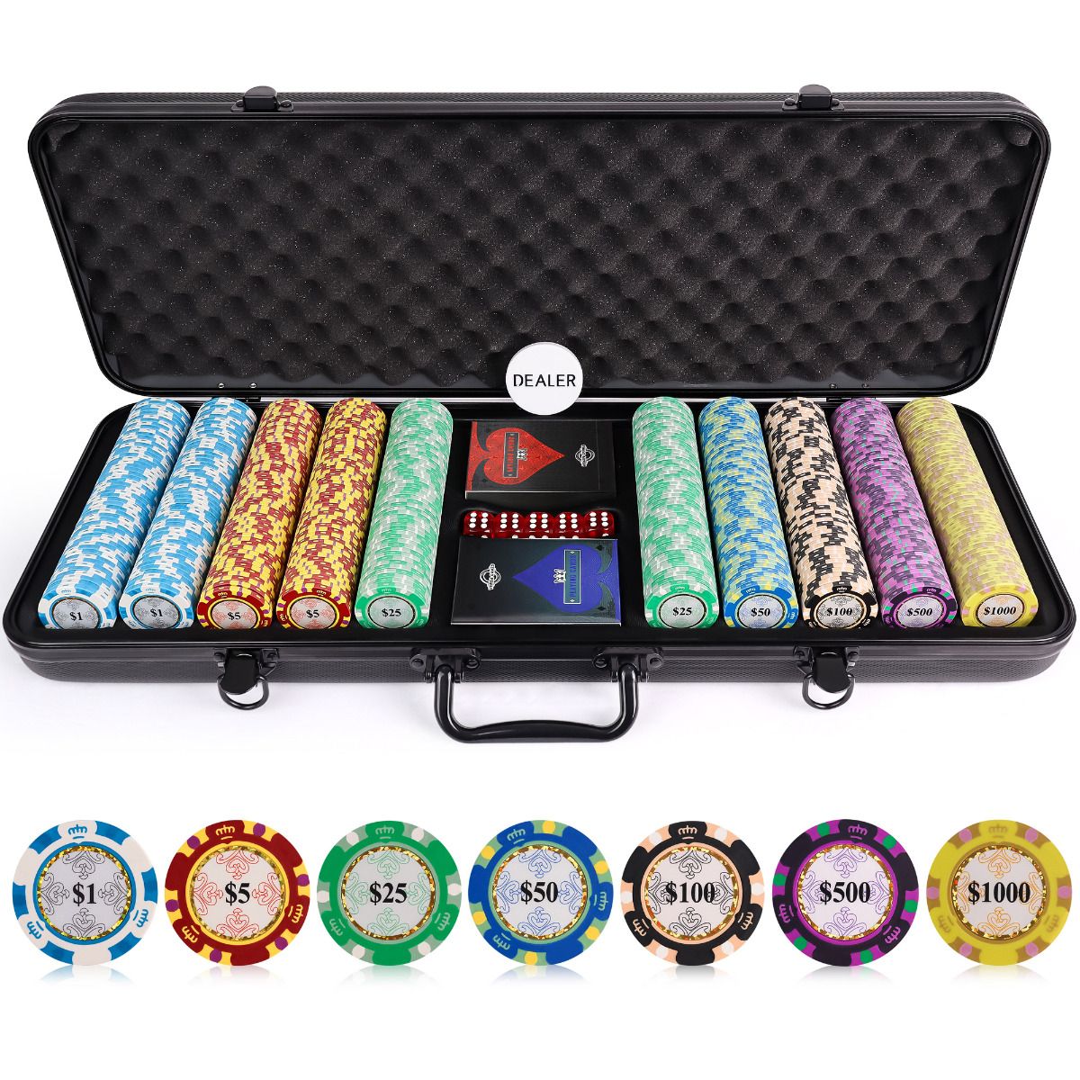 Monte Carlo Clay Poker Chips